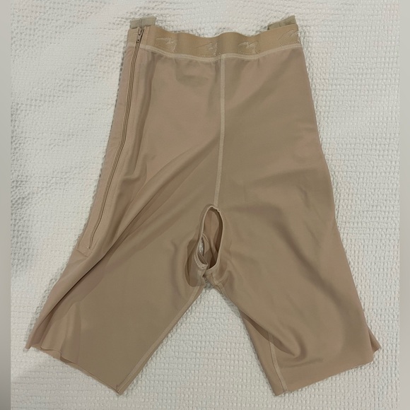 Marena XL High Waist Girdle - Short Length Beige - Picture 7 of 10